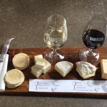 Cheese & Wine Flight - available daily 